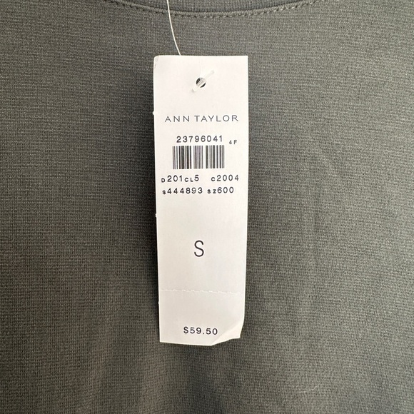 Anne Taylor Olive Green Long Sleeve Womens Shirt - Picture 3 of 5